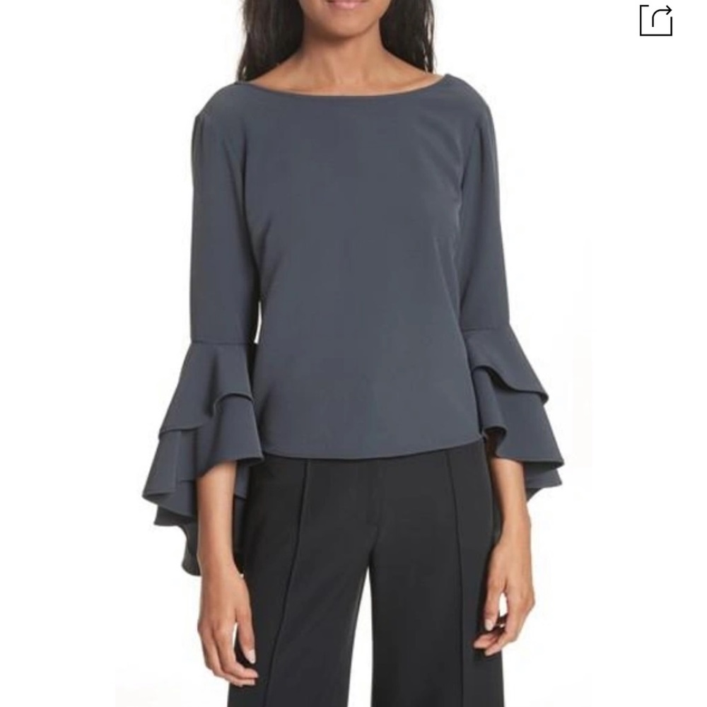 Milly Annie Bell Sleeve Top Size 4